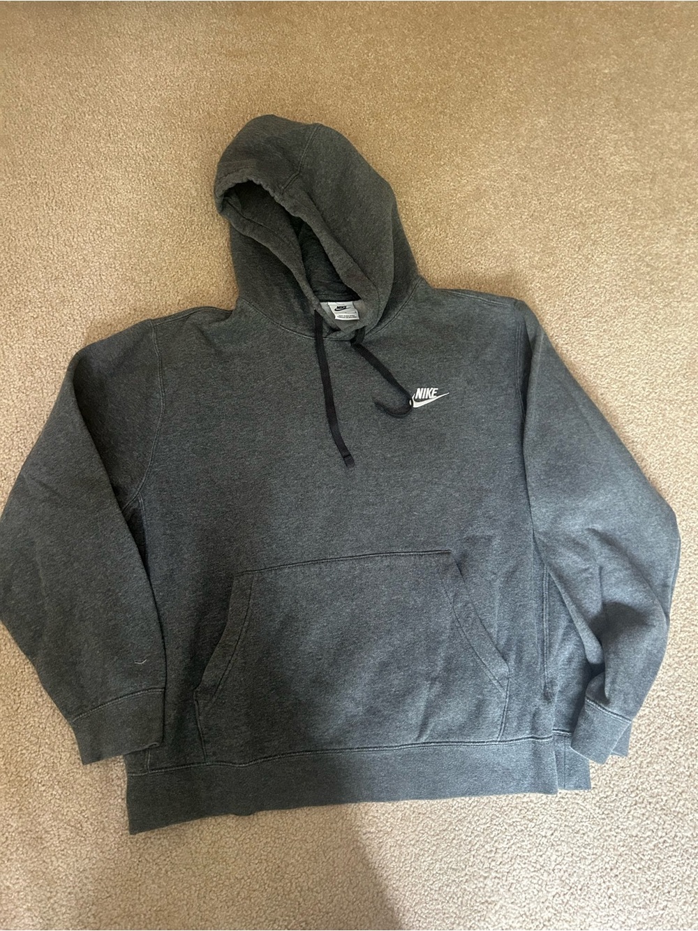 Nike women’s  Dark Gray Pullover Hoodie - Classic Logo
